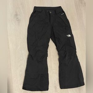 Kids North Face black ski pants 7/8 S